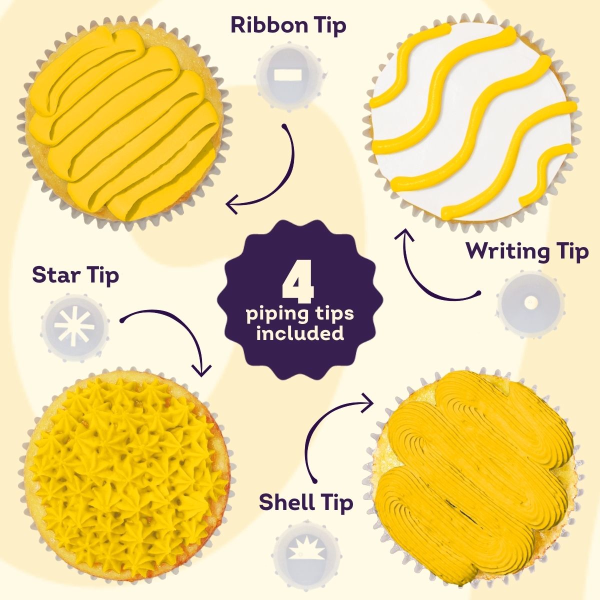 Wilton Decorator Icing Yellow 212g