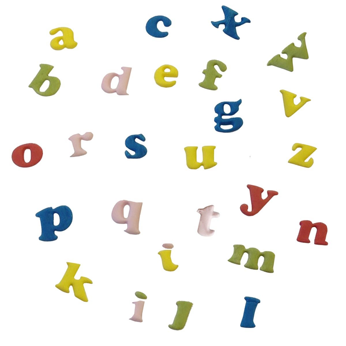 FMM Tappit Cutter Alphabet Tappits Lower Case Art Deco