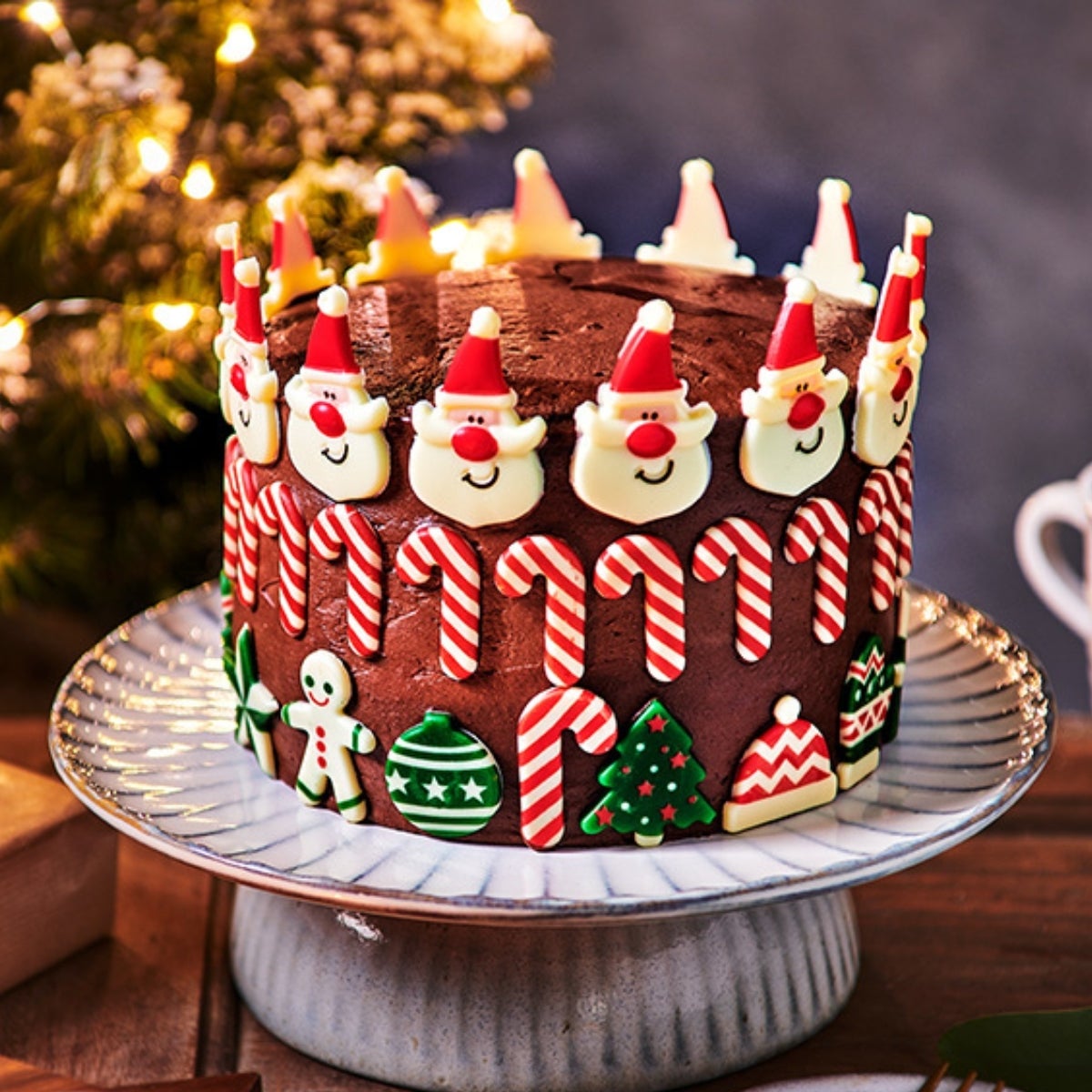FunCakes Chocolate Decorations Candy Cane set/24