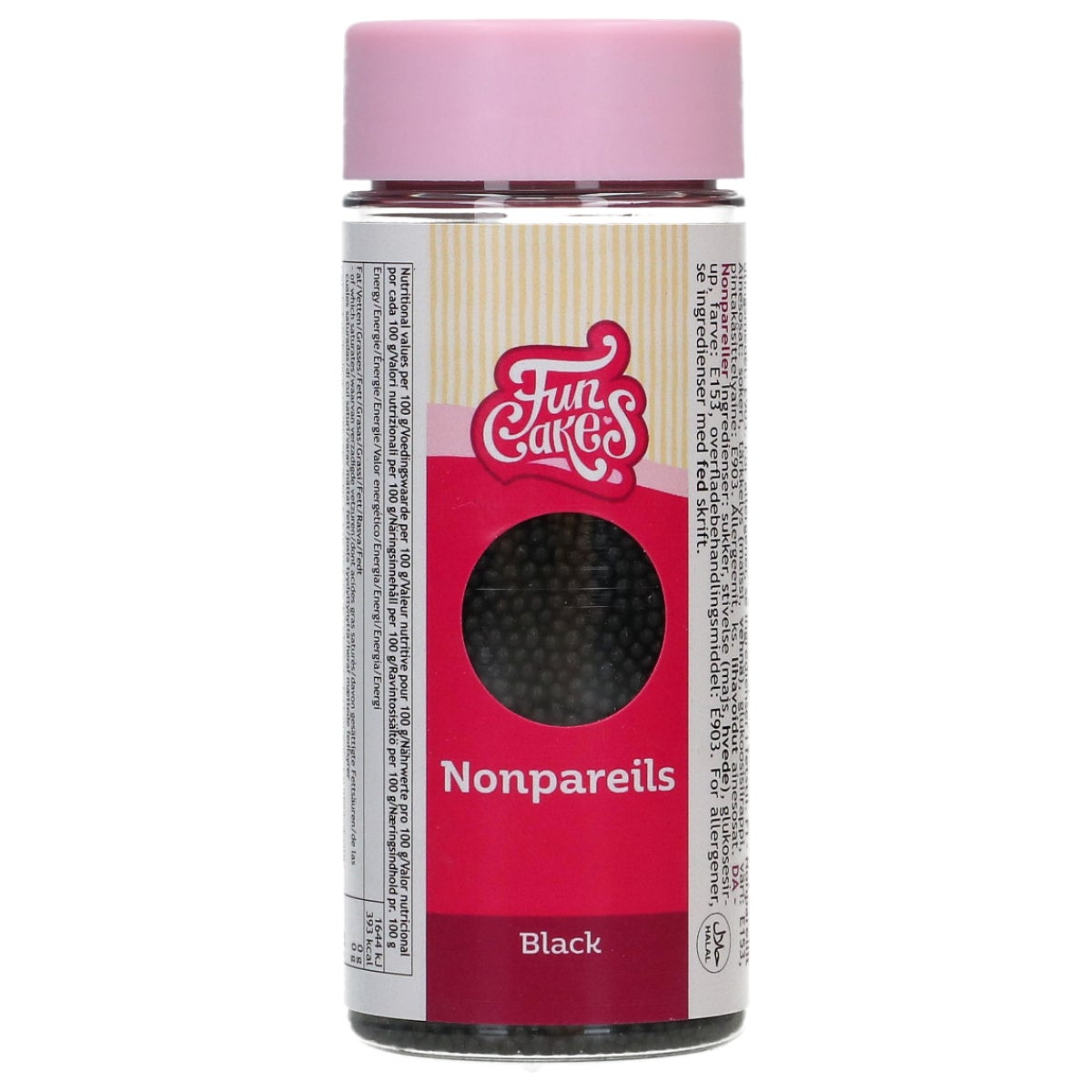 FunCakes Nonpareils Black 80 g