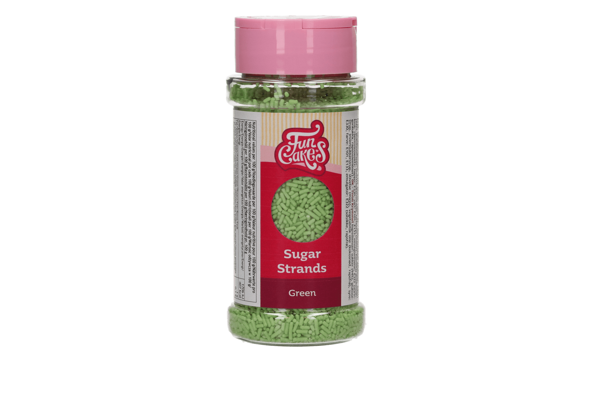 FunCakes Sugar Strands Green 80g