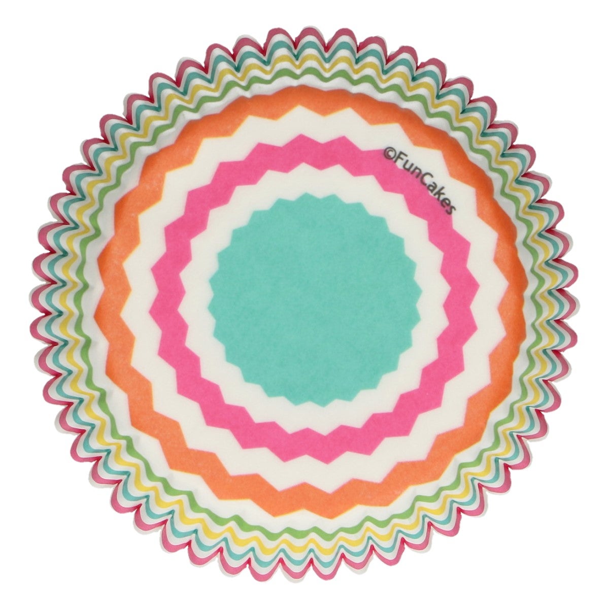 FunCakes Baking Cups Colourful Chevron pk/48
