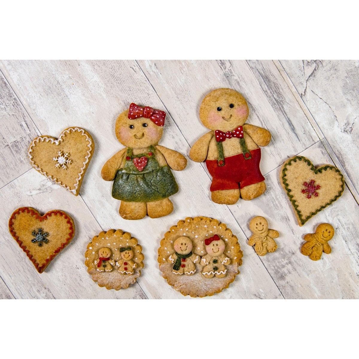 Karen Davies Siliconen Mould - Gingerbread Cookie
