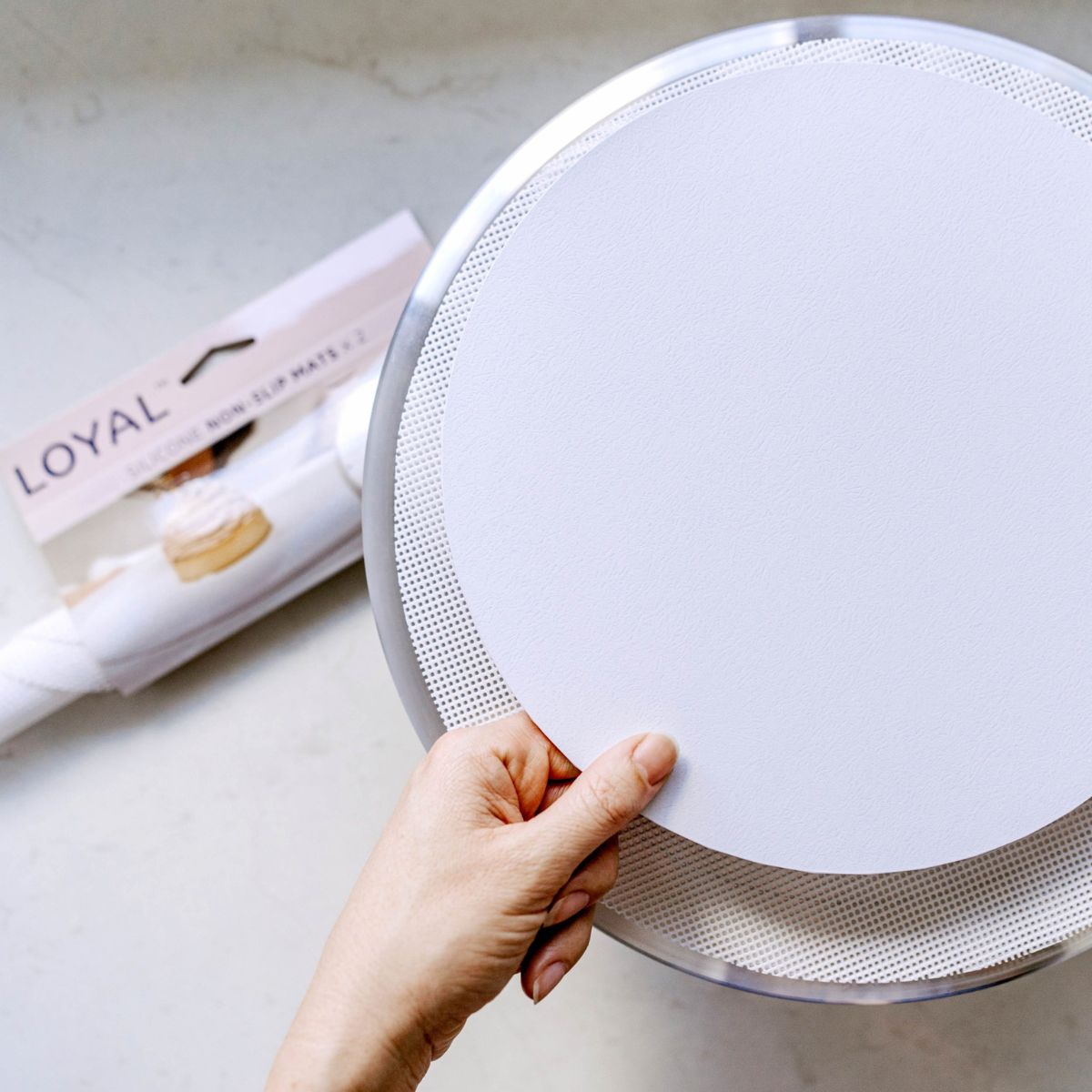 LOYAL Silicone Non-Slip Mats Ø 30cm pk/2