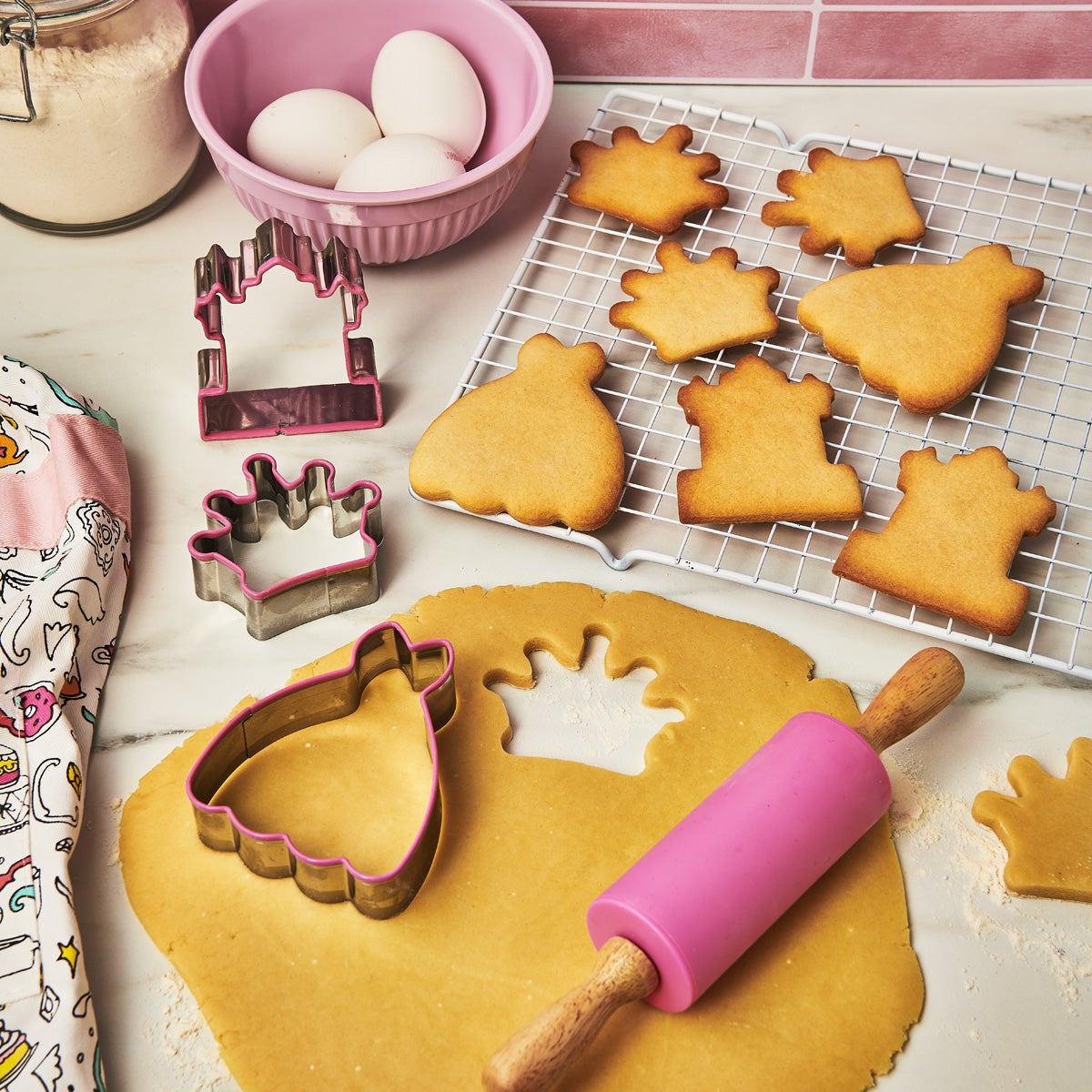 Wilton Baking Kit Cookie Cutters Princess Set/4