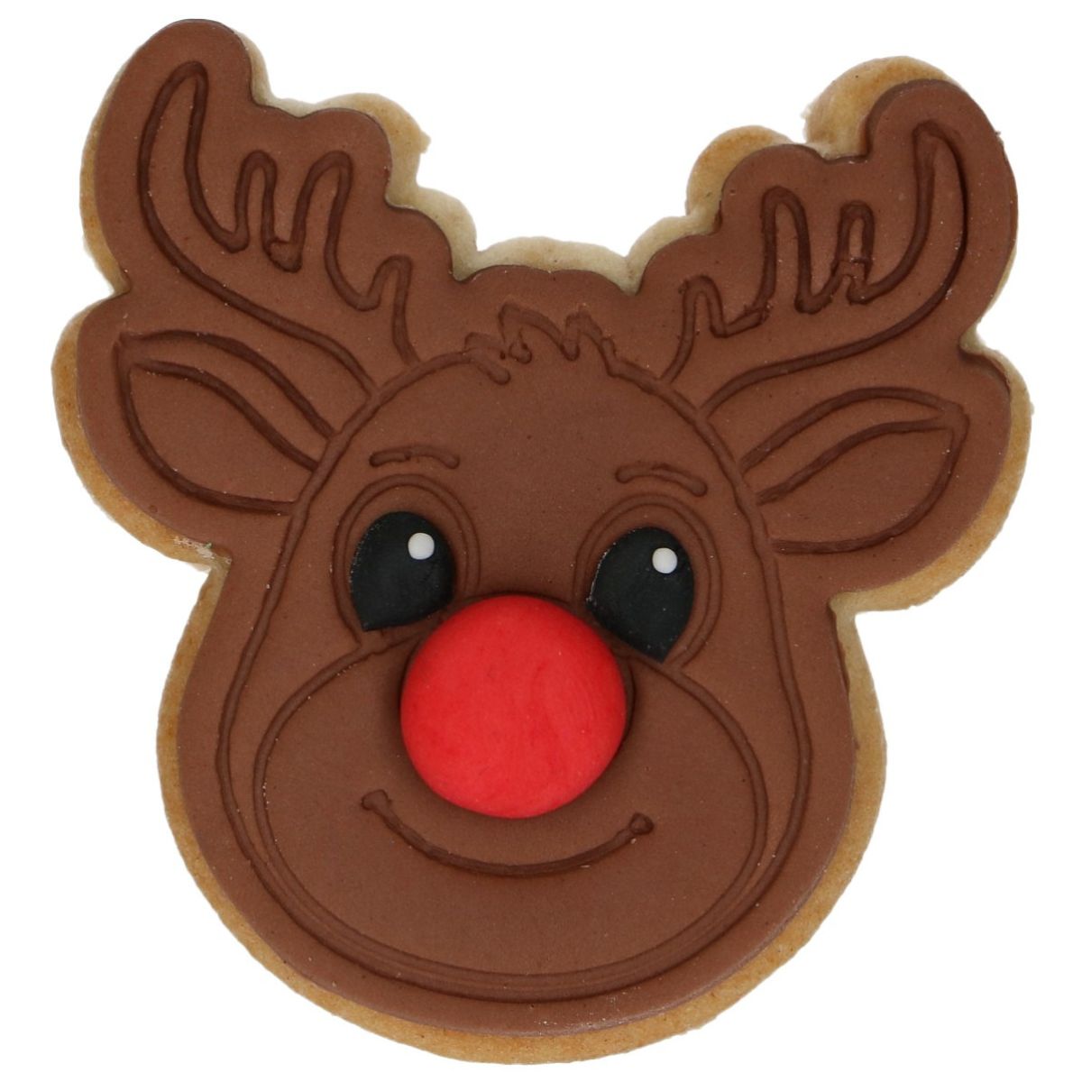 Wilton Cookie Cutter with Stamp Reindeer 7,5cm