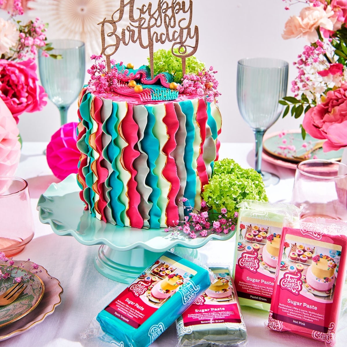 FunCakes Fondant Stone Grey 250g