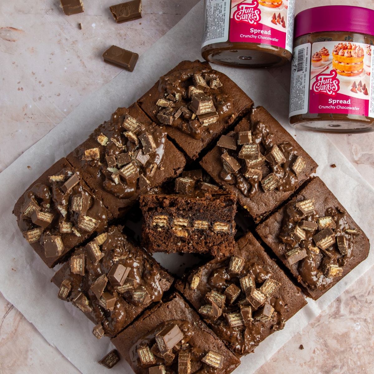 FunCakes Spread Crunchy Chocowafer 250g