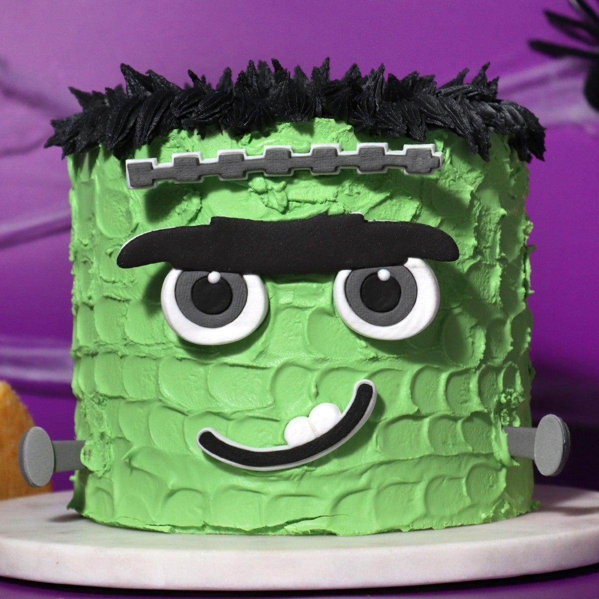 PME Halloween Cake Sugar Decorations Frankenstein Face set/5