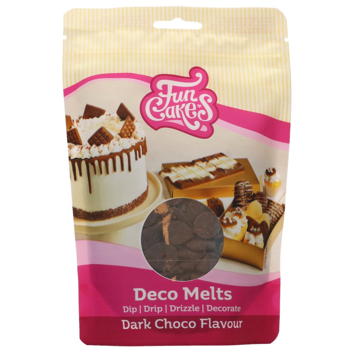 FunCakes Deco Melts - Dark Choco Flavour – 250g