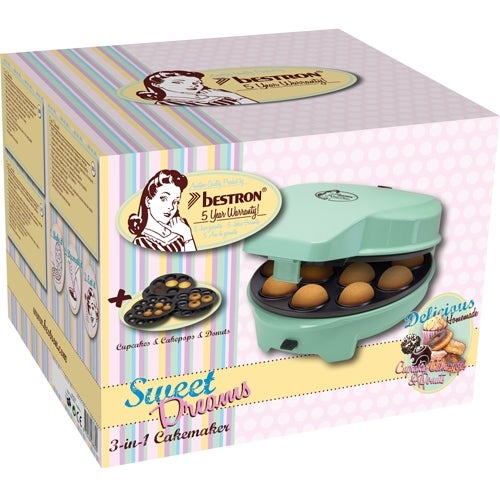 Bestron Sweet Dreams - 3-in-1 Cakemaker