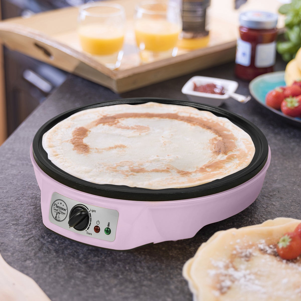 Bestron Crêpemaker Pink