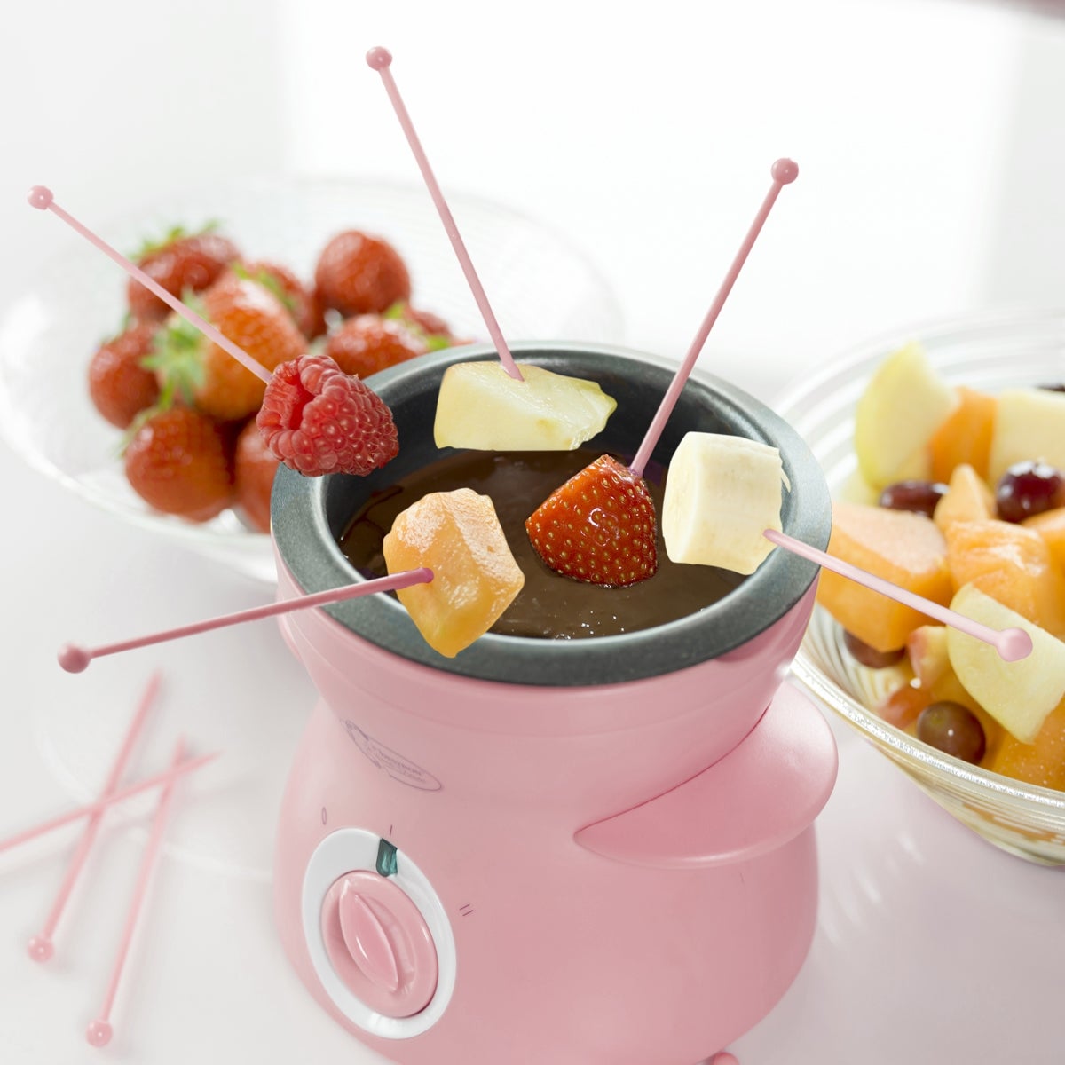Bestron Chocolate Fondue Pink