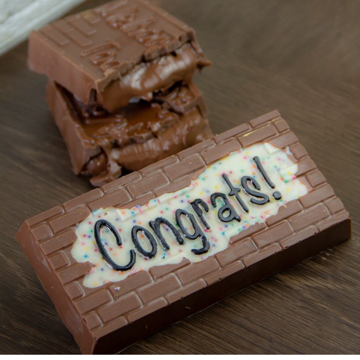BWB Chocolate Mould 3-part - Congrats Chocolate Bar