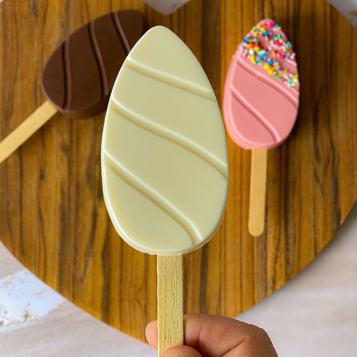 BWB Chocolate Mould 3-part - Egg Popsicle