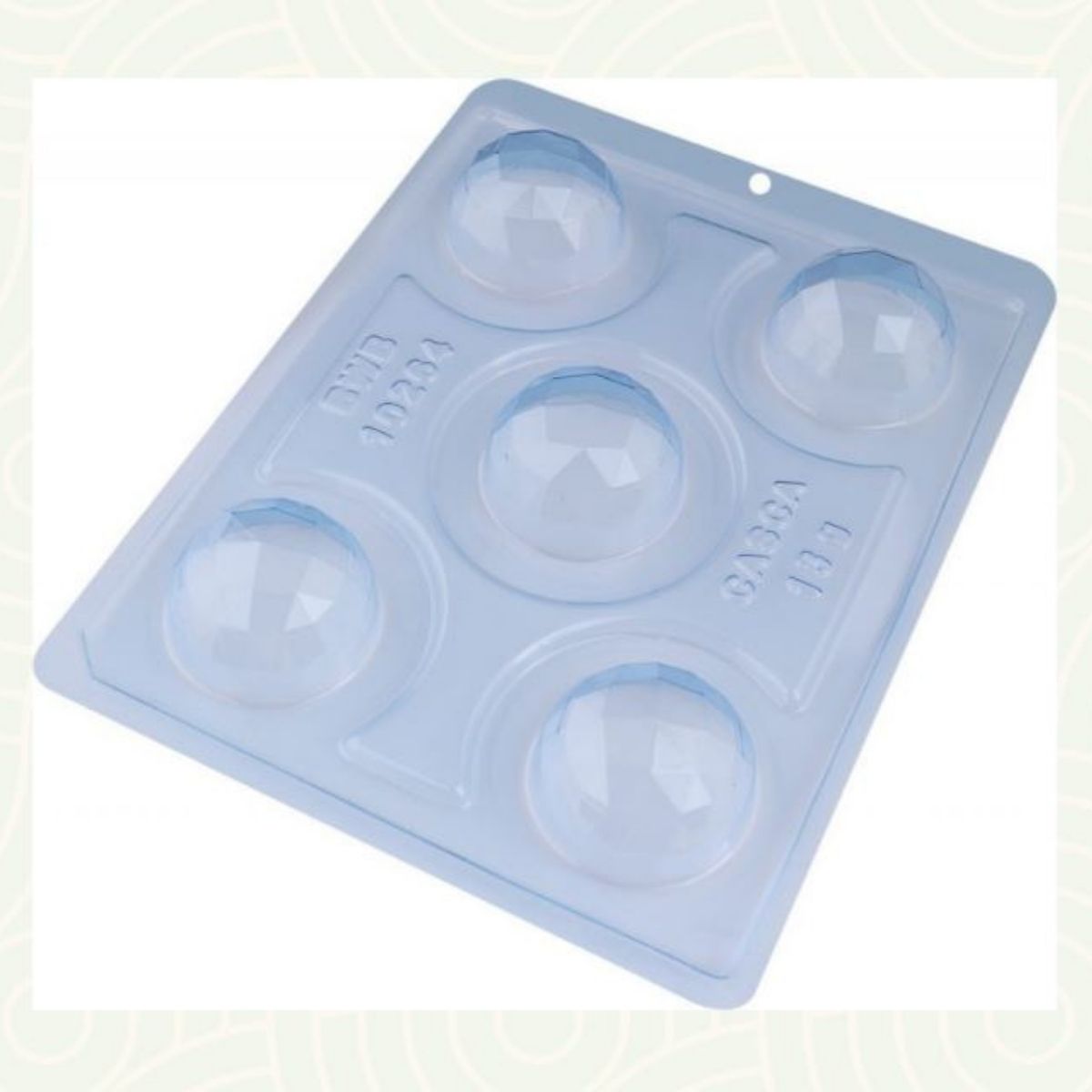 BWB Chocolate Mould 3-part - Geometric Sphere 50mm