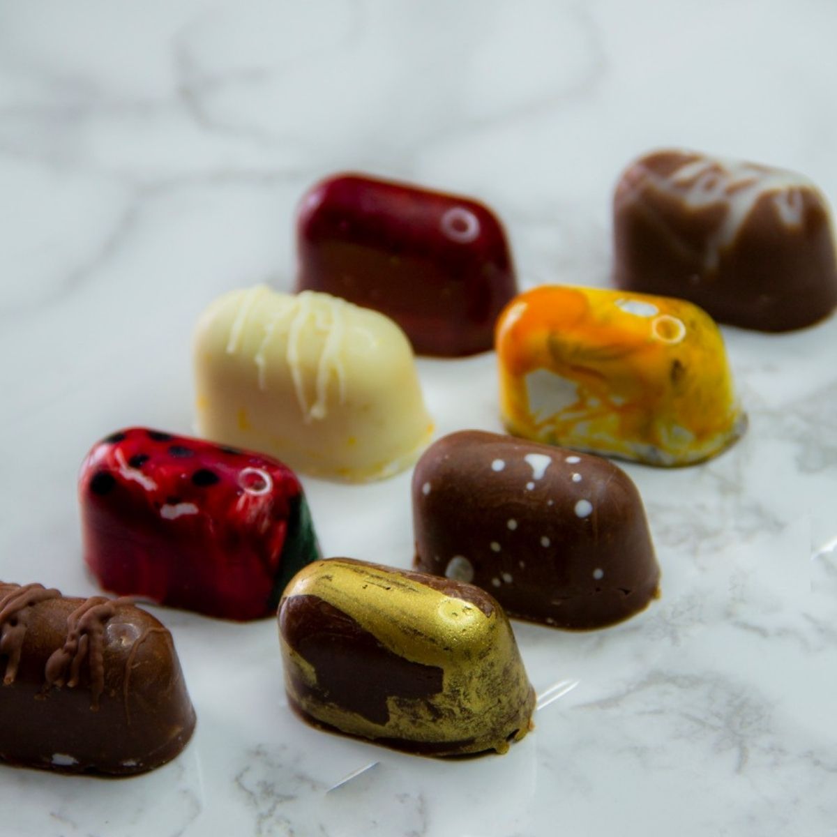 BWB Chocolate Mould 3-part - Mini Elongated Truffle