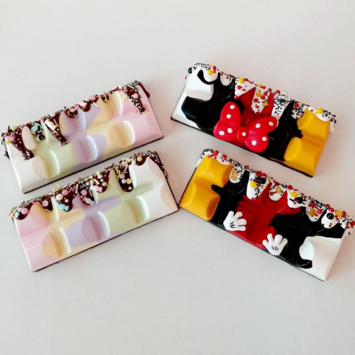 BWB Chocolate Mould 3 part Chocolate Bar Truffle Filling