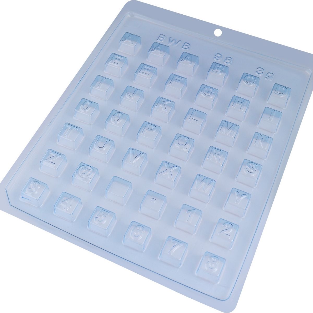 BWB Chocolate Mould Simple - Bonbon Alphabet