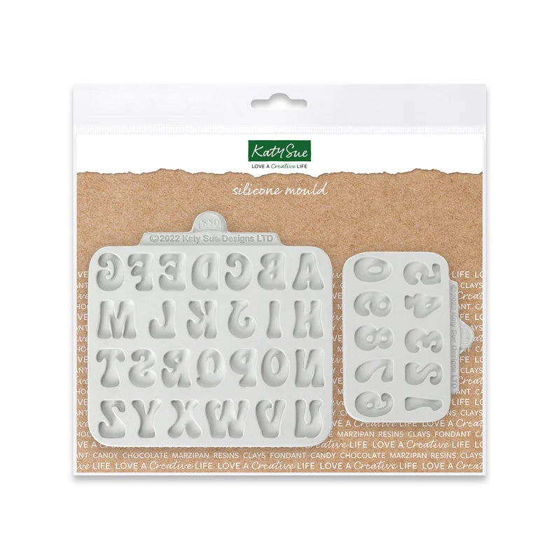 Katy Sue Mould Fun Font Alphabet and Numbers Set/2