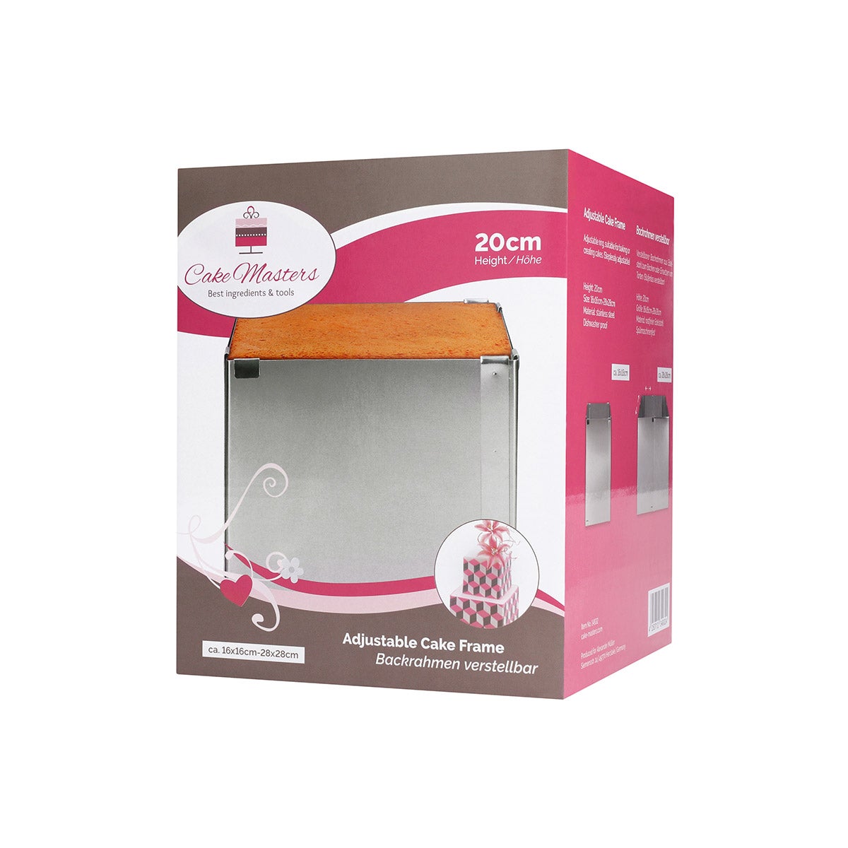 Cake-Masters Adjustable Cake Frame 20cm High