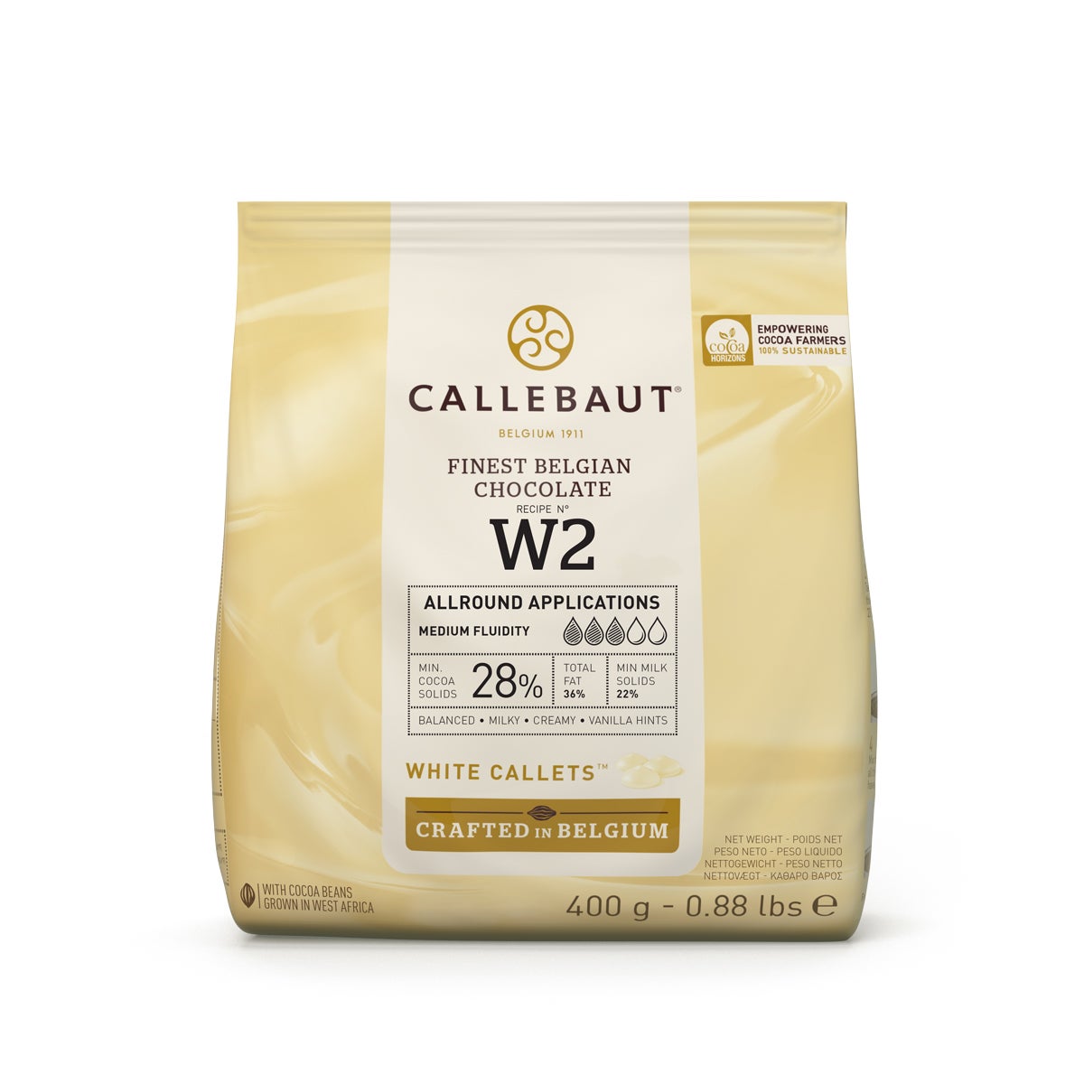 Callebaut Chocolate Callets - White - 400g