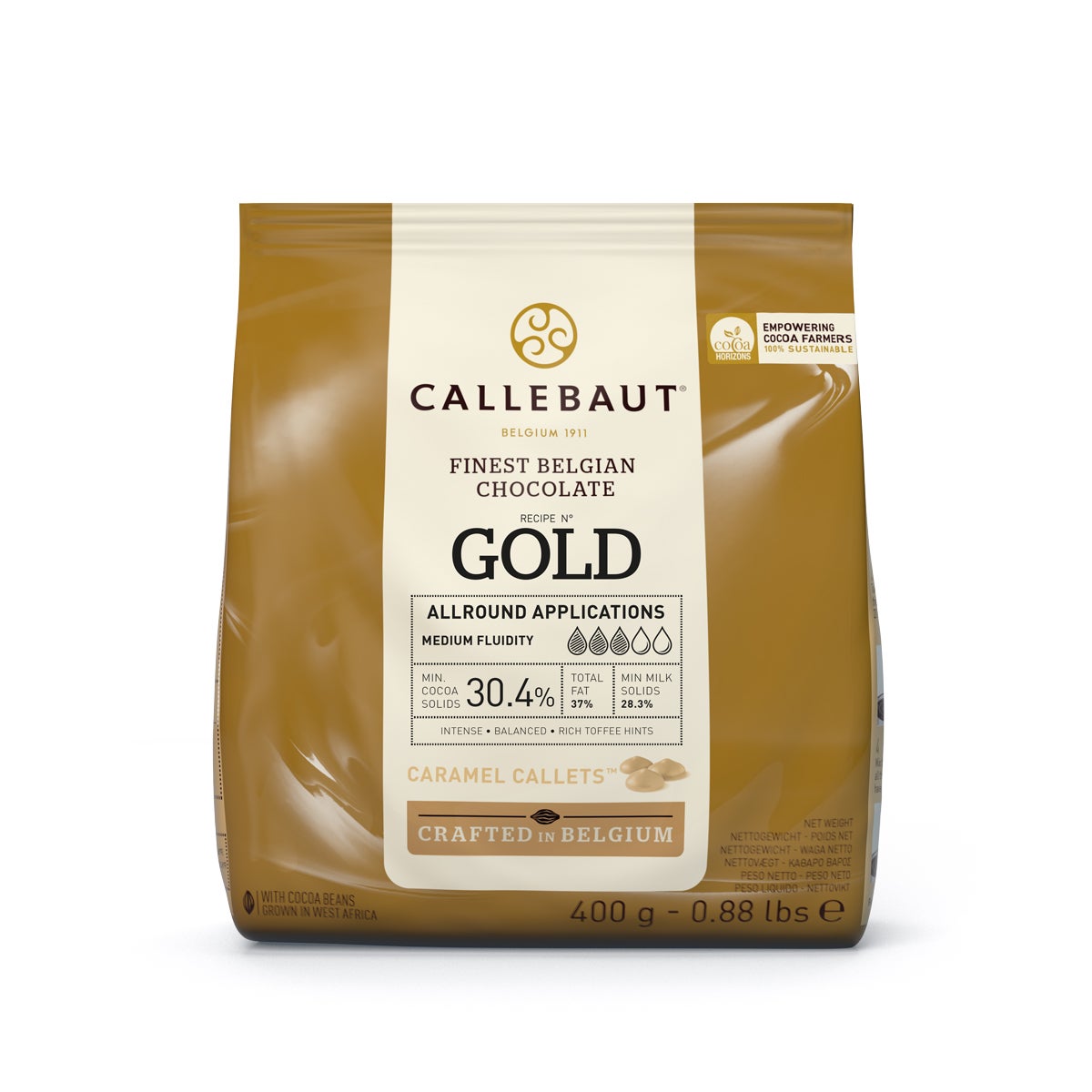 Callebaut Chocolate Callets -Gold- 400g