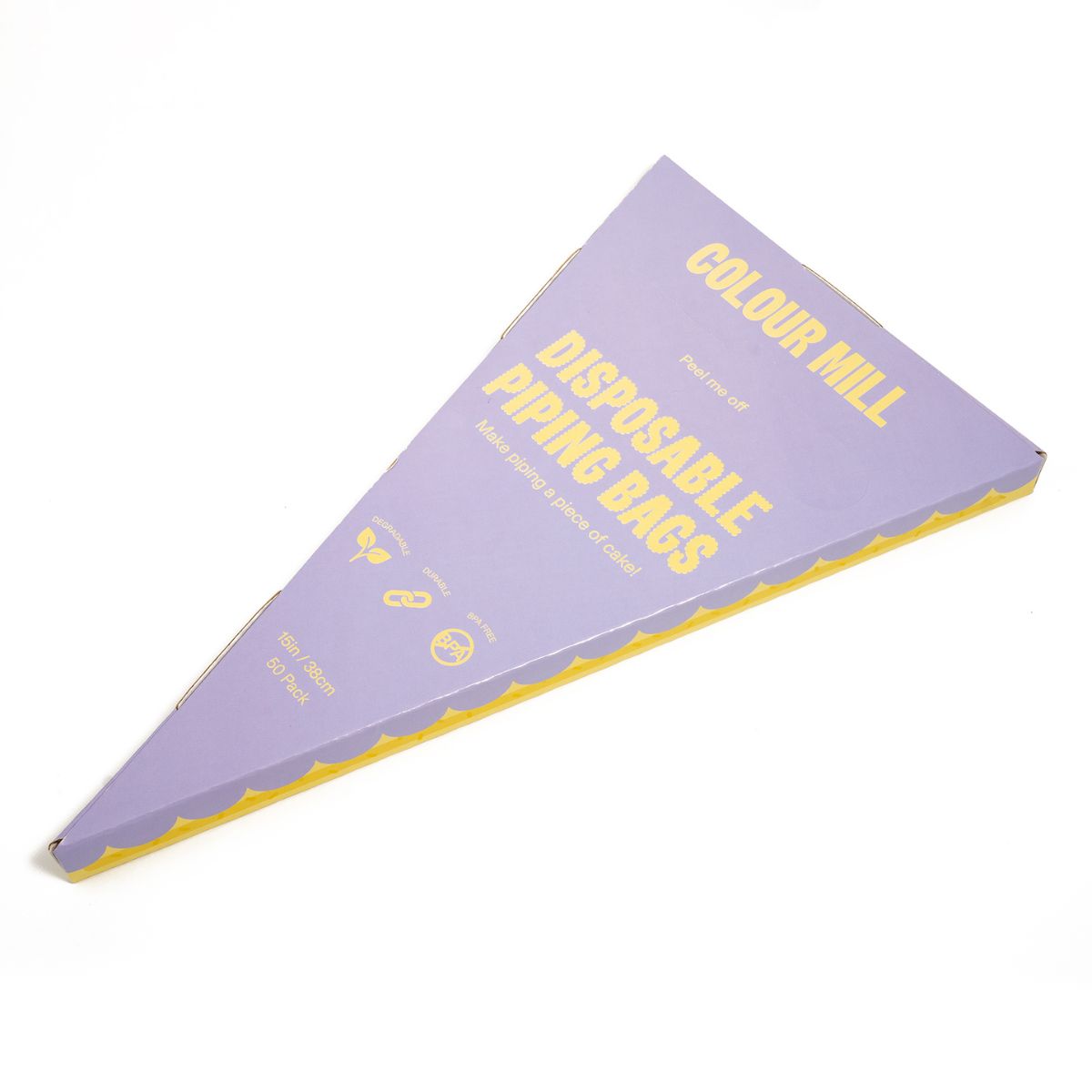 Colour Mill Disposable Piping Bags 38cm pk/50