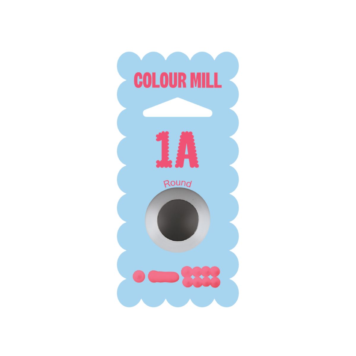 Colour Mill Piping Tip - 1A M Round