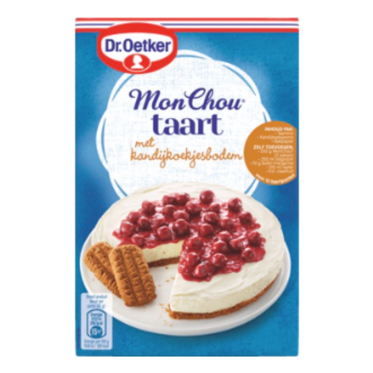 Dr. Oetker Monchou cake with biscuit base