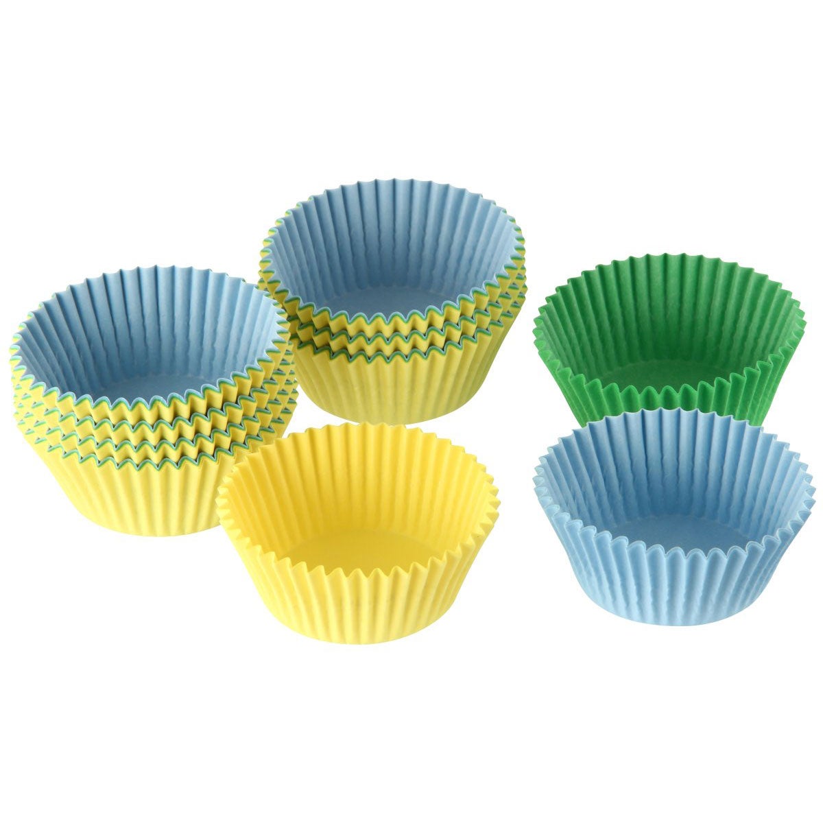 Dr. Oetker Baking Cups Yellow/ Green/ Blue pk/150