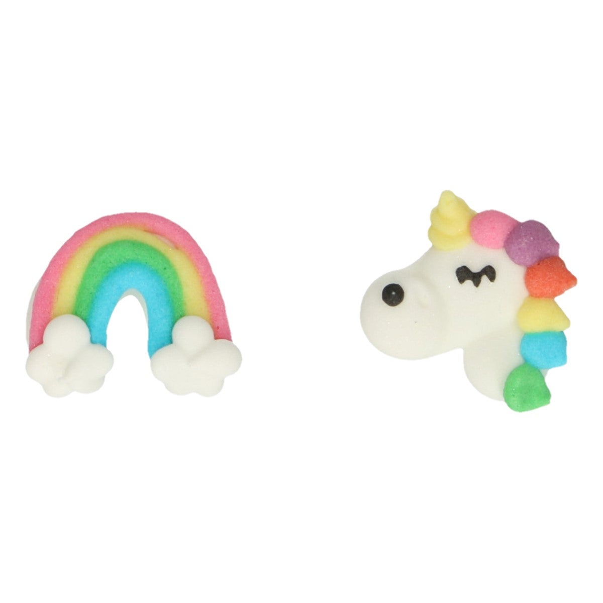FunCakes Sugar Decorations Unicorn & Rainbow Set/12