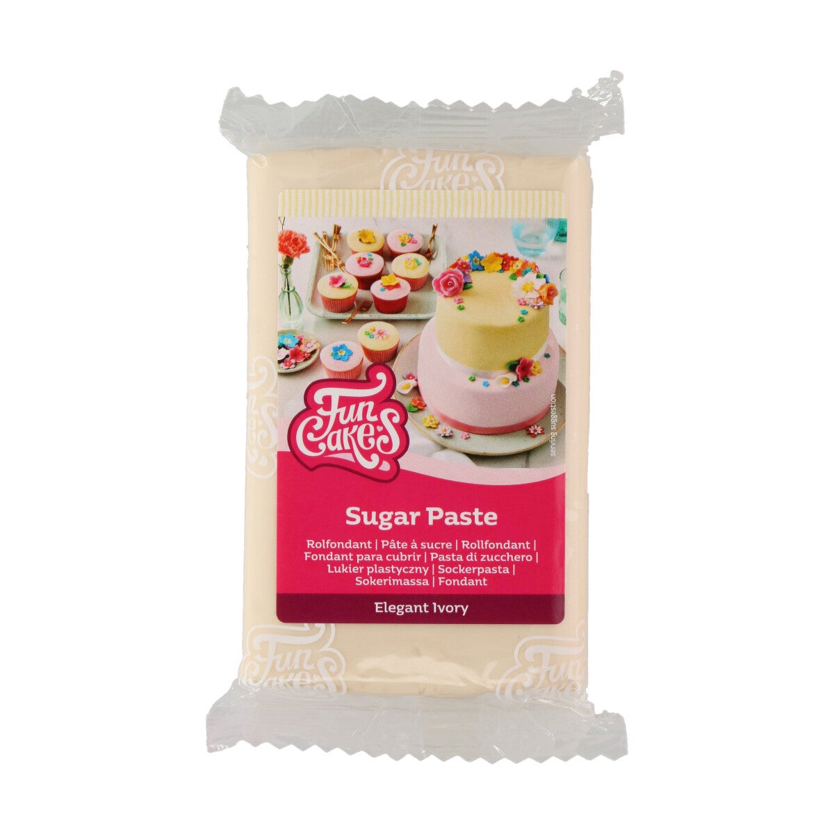 FunCakes Sugar Paste Elegant Ivory 250 g
