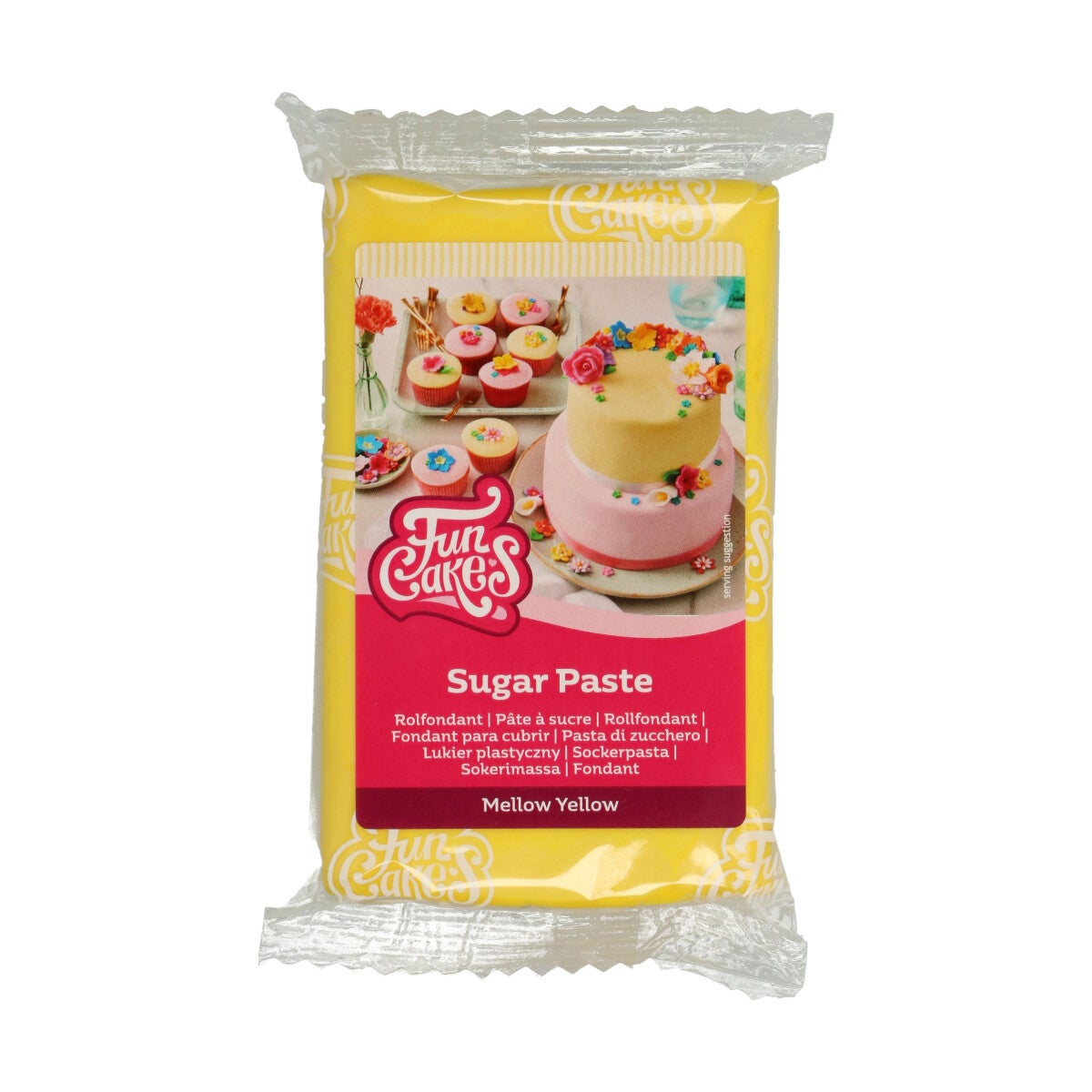 FunCakes Sugar Paste Mellow Yellow 250 g