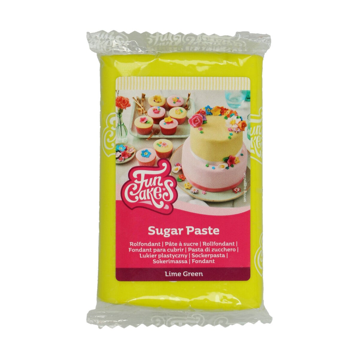 FunCakes Sugar Paste Lime Green 250 g