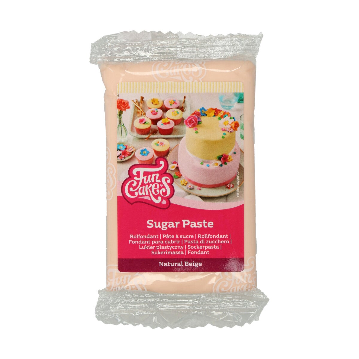 FunCakes Sugar Paste Natural Beige 250 g