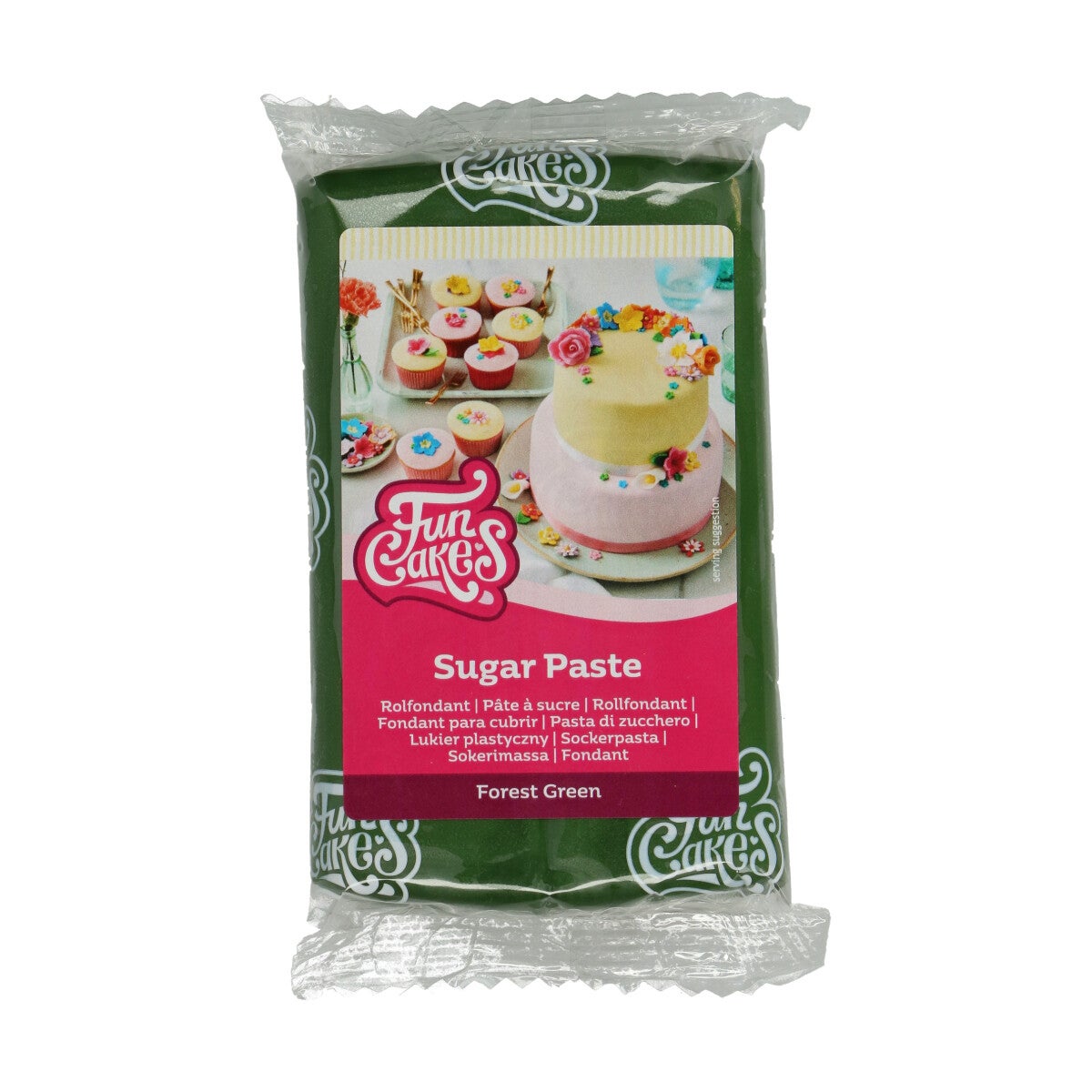 FunCakes Sugar Paste Forest Green 250 g