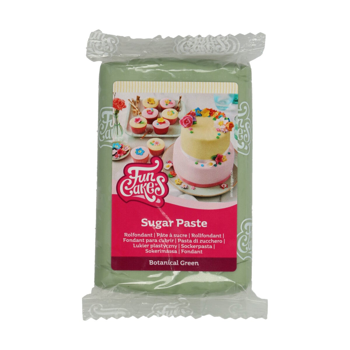 FunCakes Sugar Paste Botanical Green 250 g