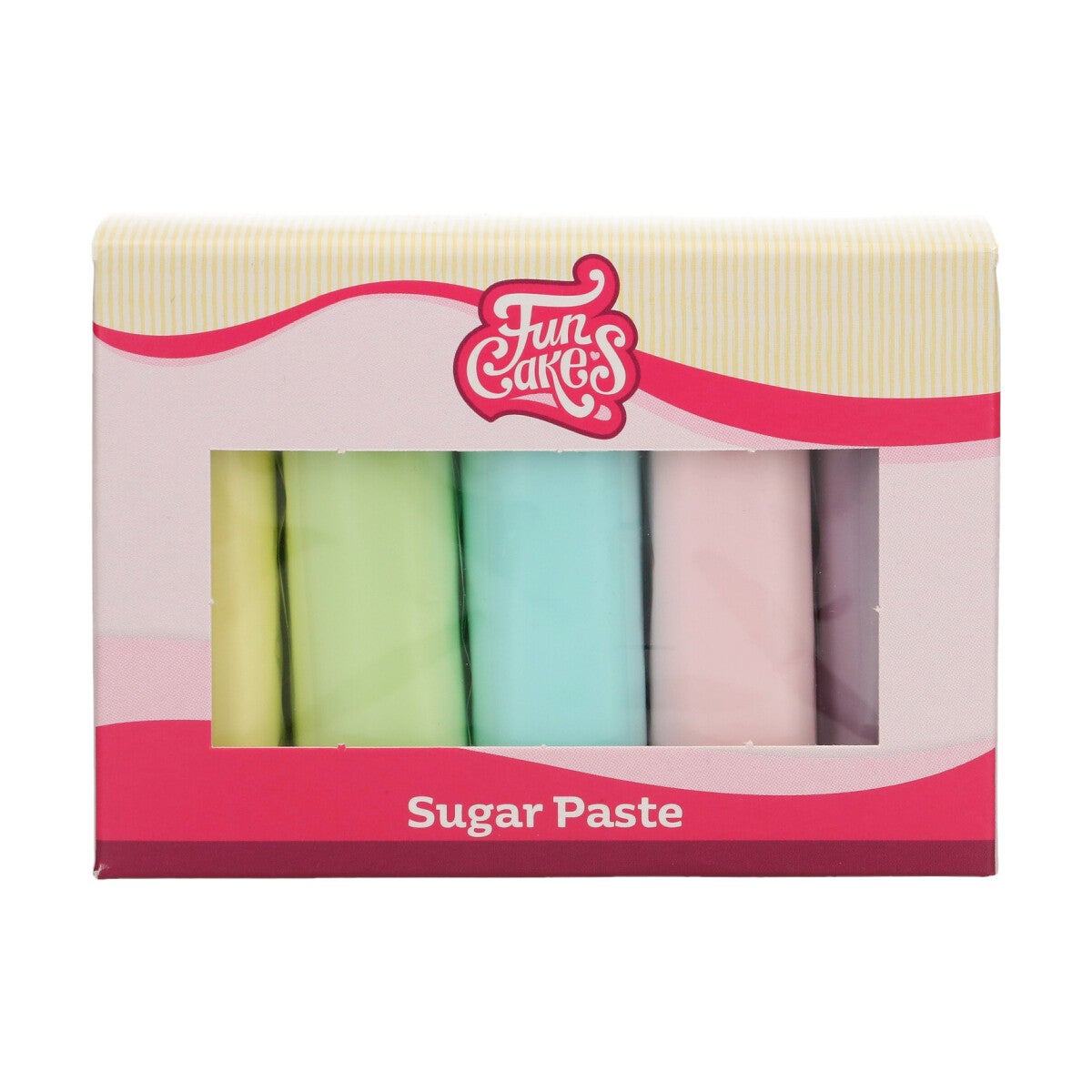 FunCakes Sugar Paste Multipack Pastel Colours 5x100 g