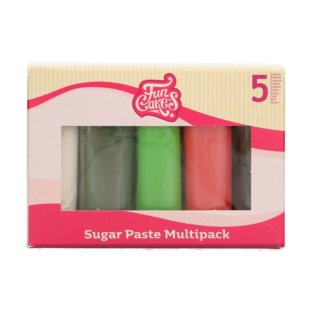 FunCakes Sugar Paste Multipack Christmas 5x100 g