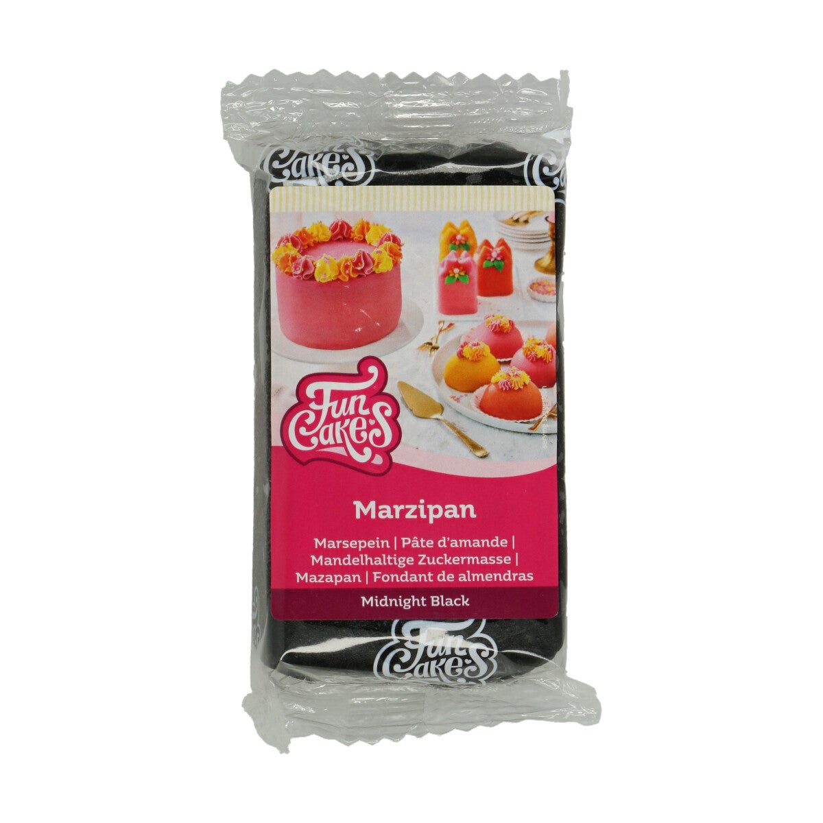 FunCakes Marzipan Midnight Black 250 g