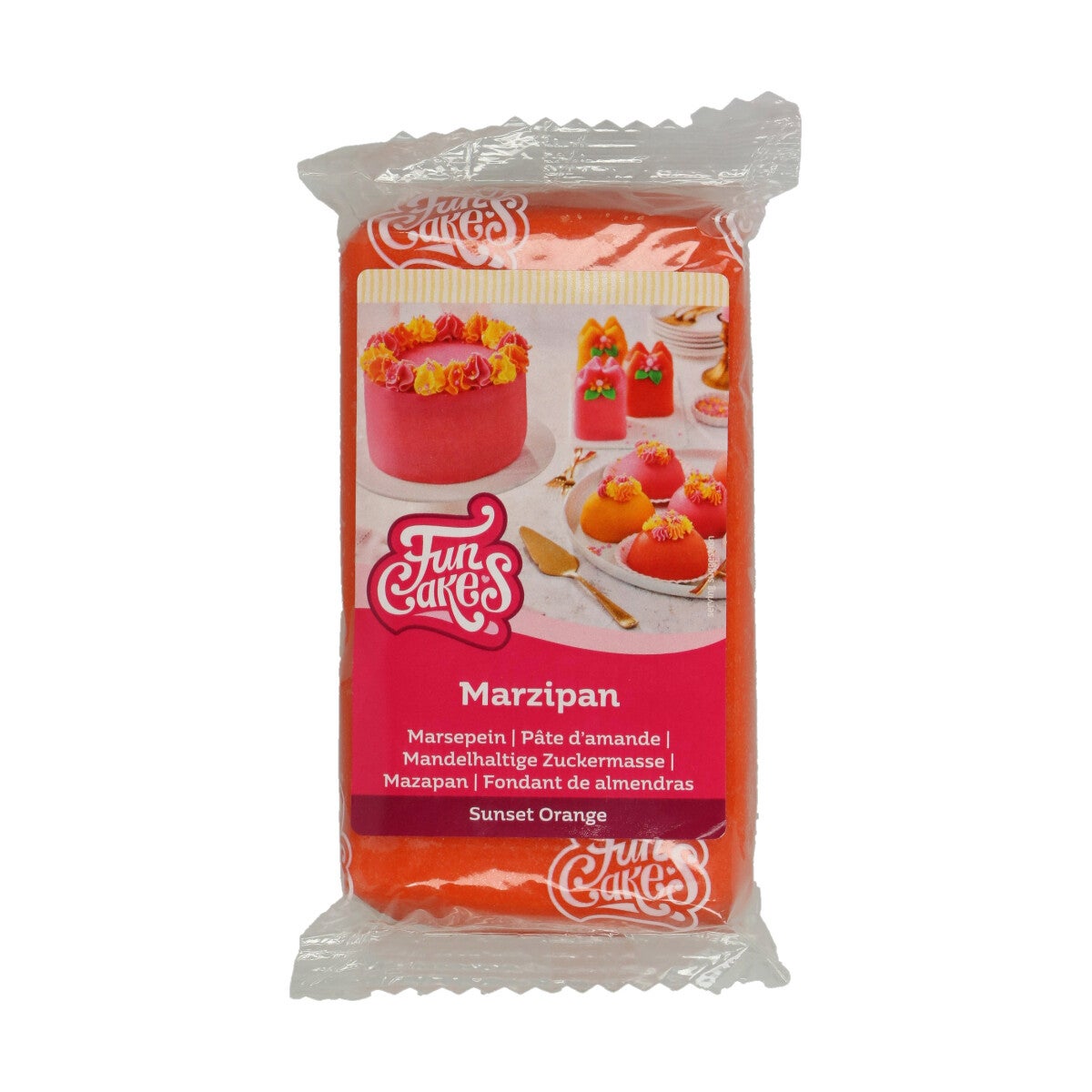 FunCakes Marzipan Sunset Orange 250 g