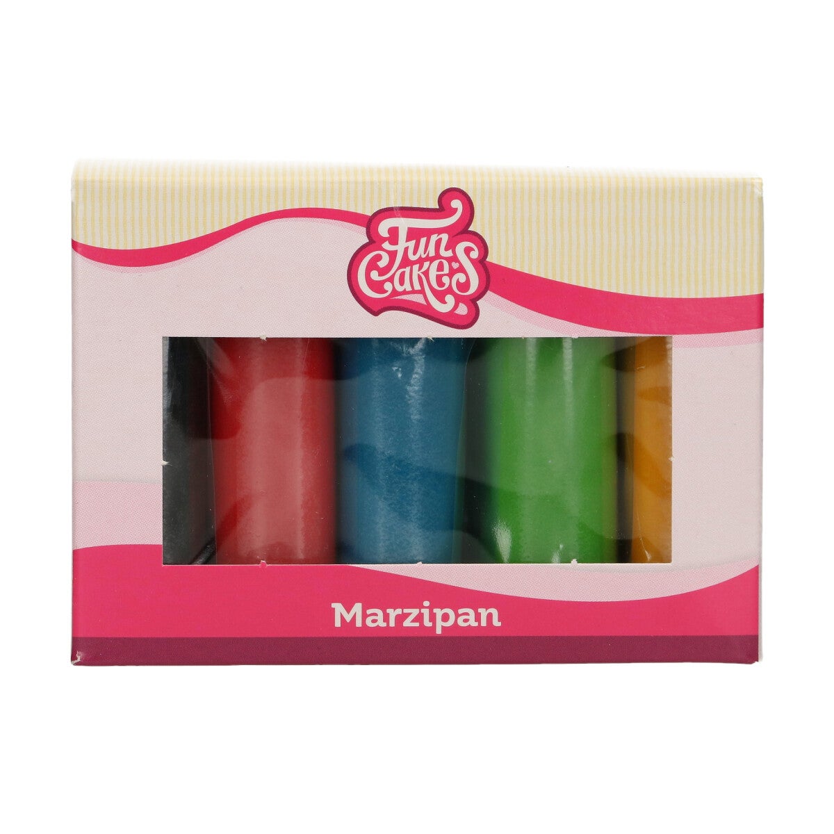 FunCakes Marzipan Multipack Essential Colours 5x100 g