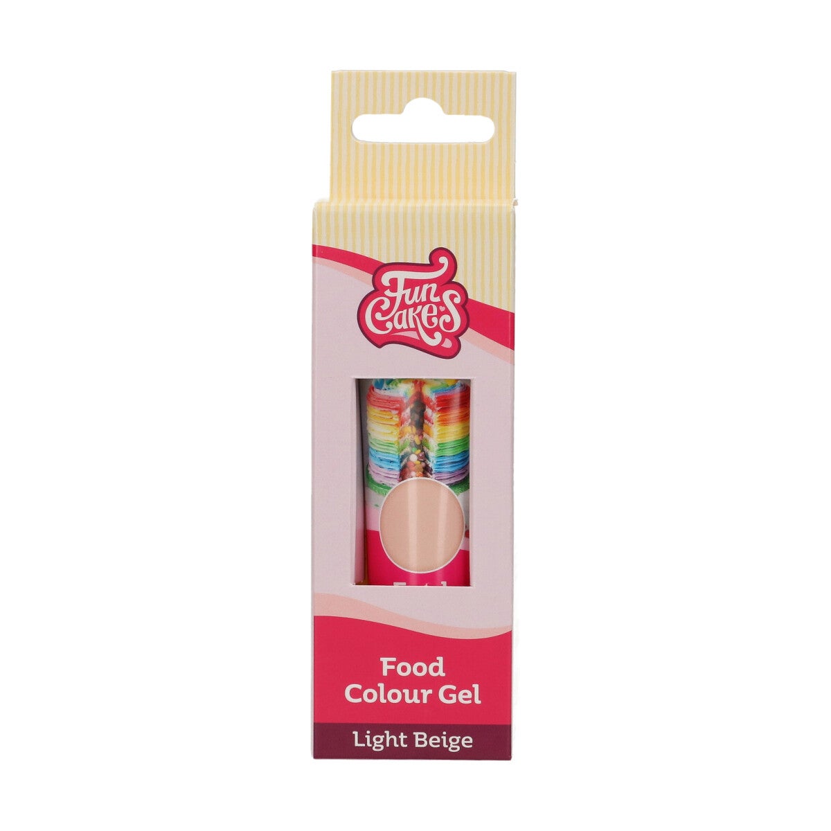 FunCakes Eetbare Kleurstof Gel Licht Beige 30g