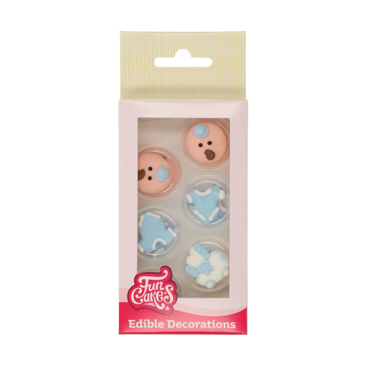 FunCakes Sugar Decorations Baby Blue Set/12