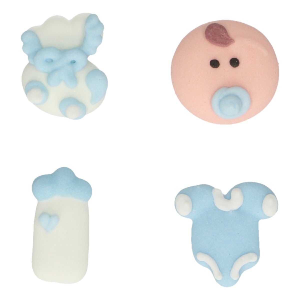 FunCakes Sugar Decorations Baby Blue Set/12