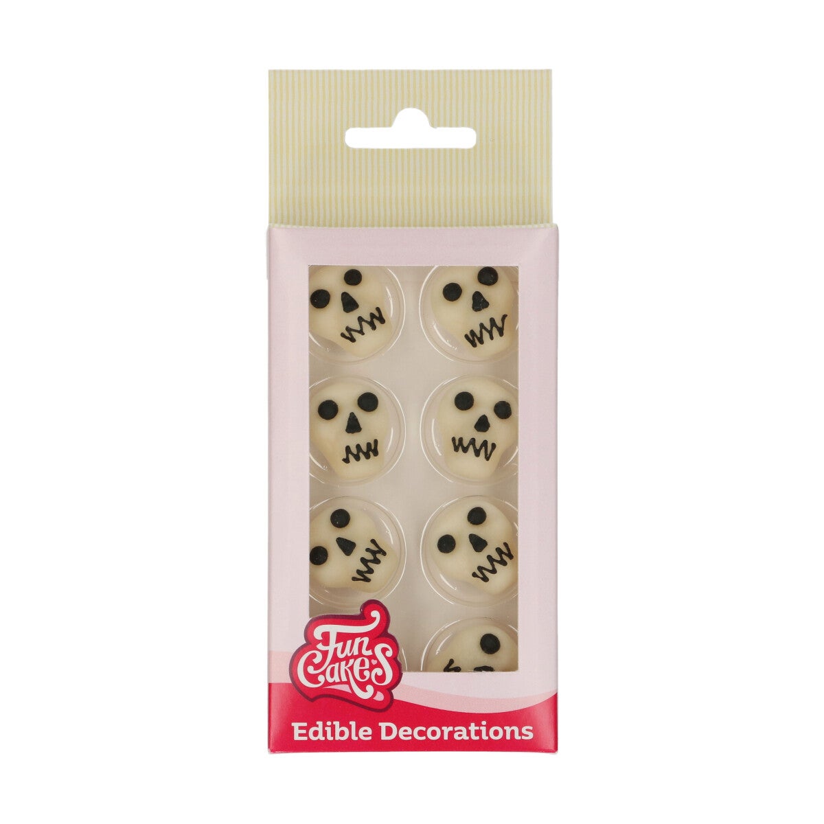 FunCakes Sugar Paste Decorations Skulls Set/8