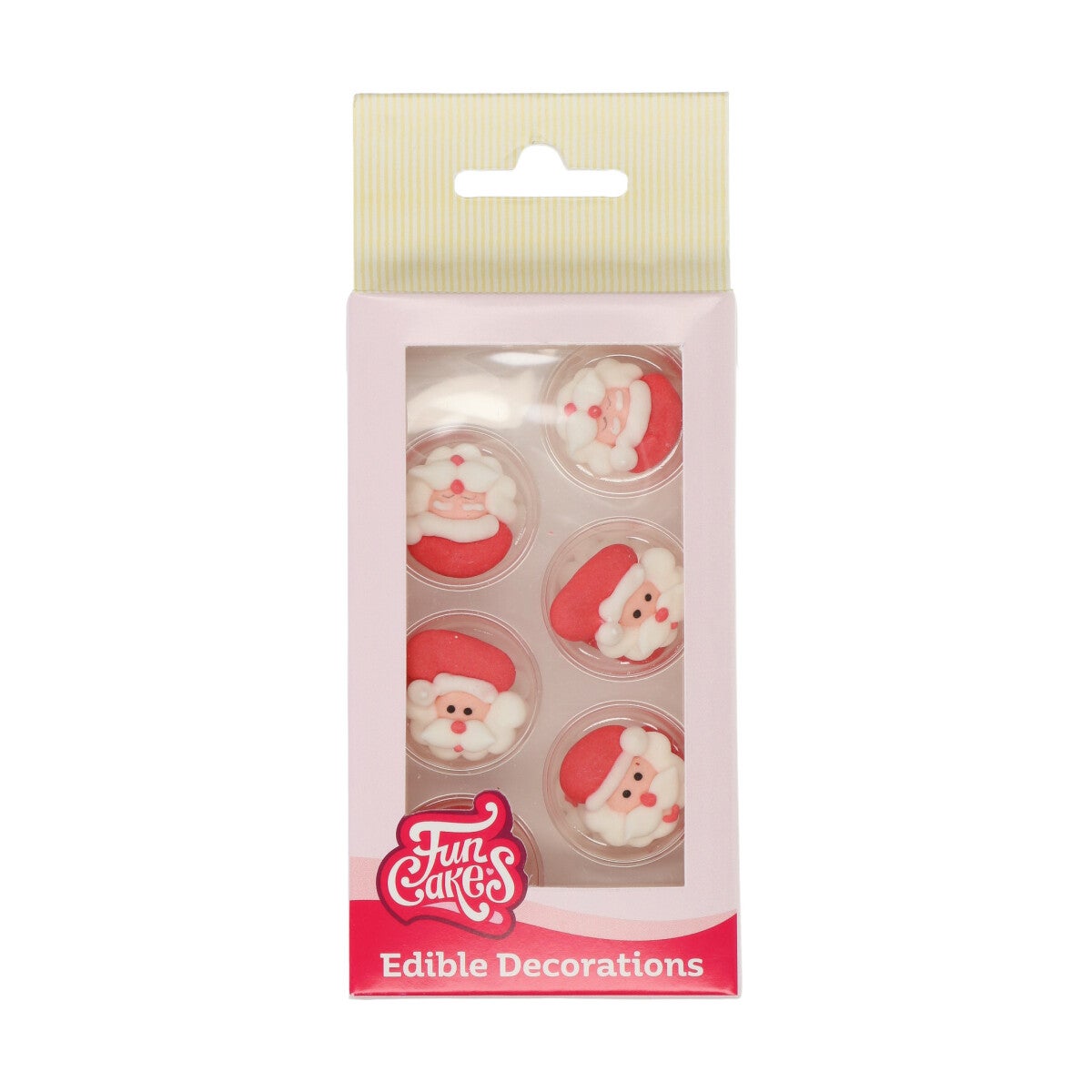 FunCakes Sugar Decorations Santa Claus Set/12
