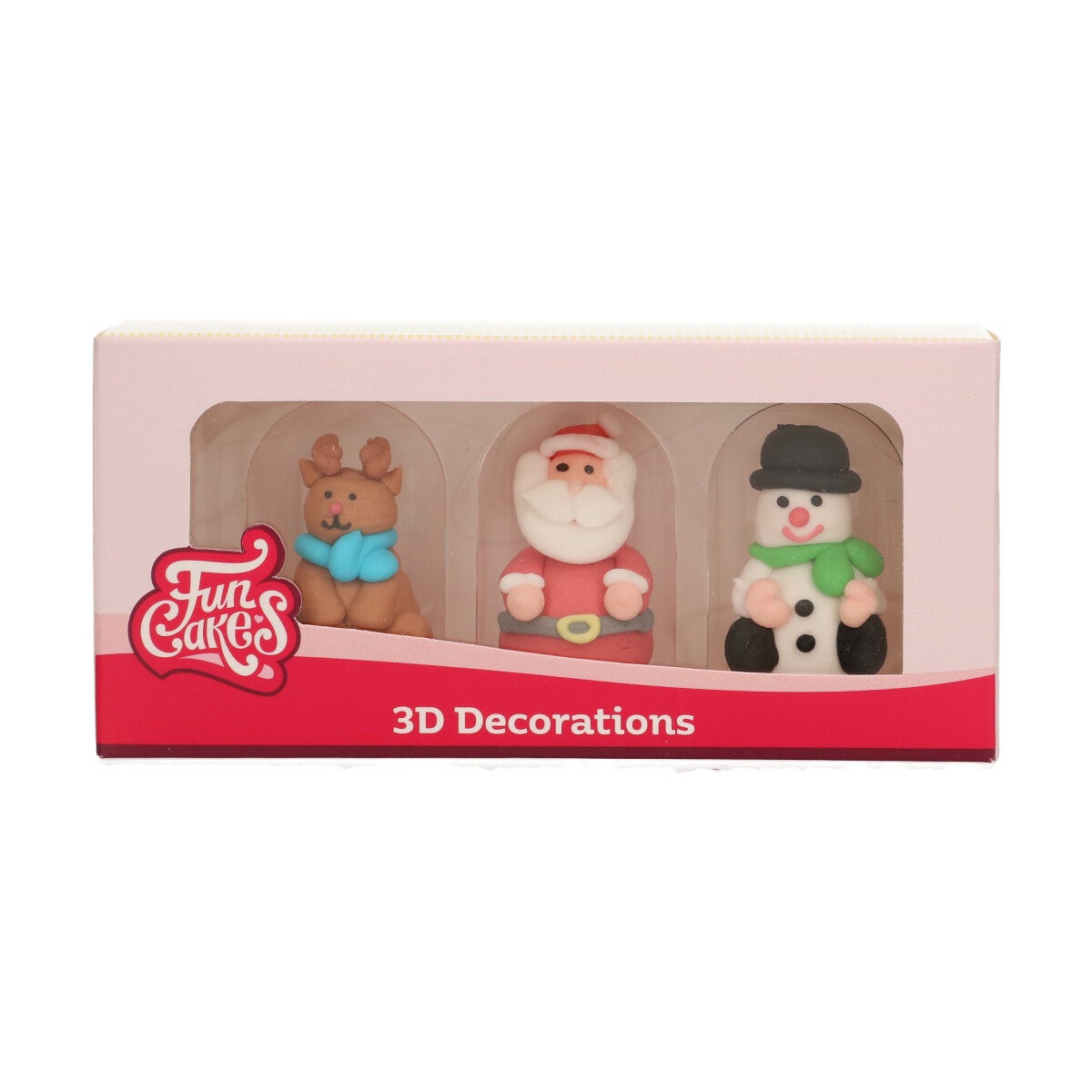 FunCakes Sugar Decorations 3D Christmas Figures Set/3
