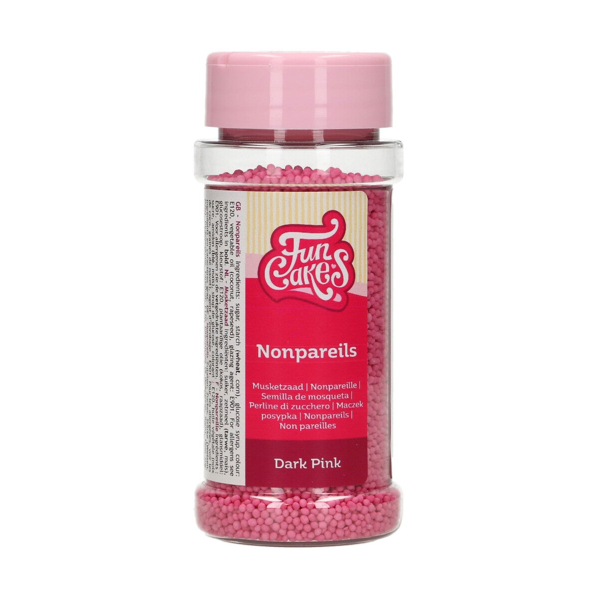 FunCakes Nonpareils Dark Pink 80 g